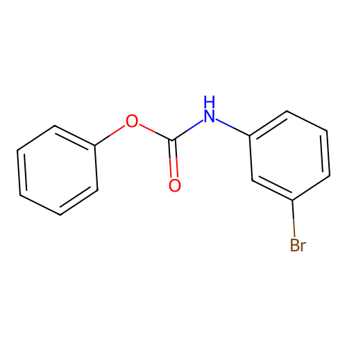 phenyl N-(3-bromophenyl)carbamate structure
