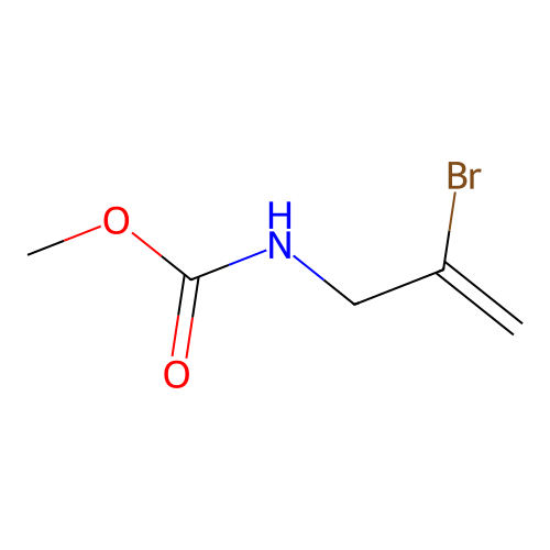 methyl N-(2-bromoprop-2-enyl)carbamate structure