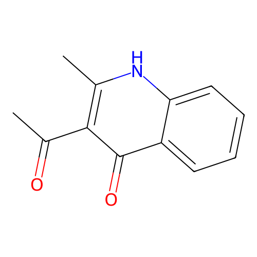 1-(4-Hydroxy-2-methylquinolin-3-yl)ethanone structure