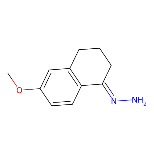 (6-methoxy-3,4-dihydro-2H-naphthalen-1-ylidene)hydrazine structure