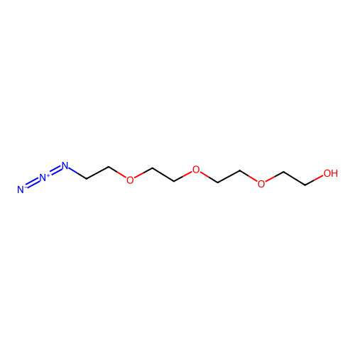 2-(2-(2-(2-Azidoethoxy)ethoxy)ethoxy)ethanol structure