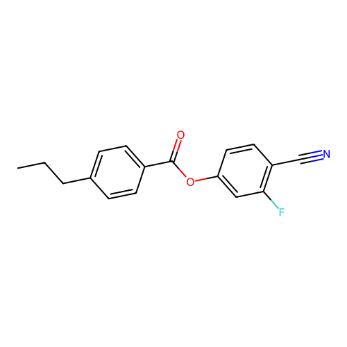 4-Cyano-3-fluorophenyl 4-Propylbenzoate structure