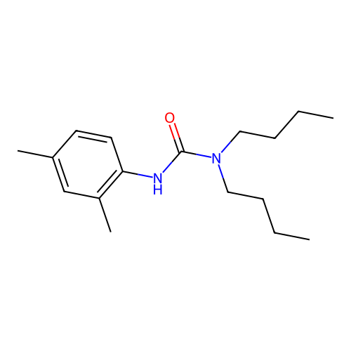 1,1-Dibutyl-3-(2,4-dimethylphenyl)urea structure