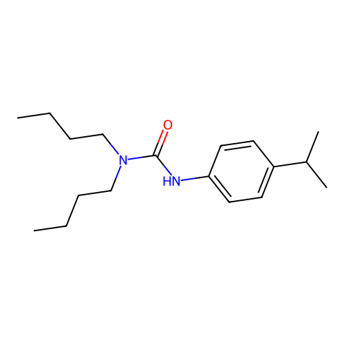 1,1-Dibutyl-3-(4-isopropyl-phenyl)-urea structure