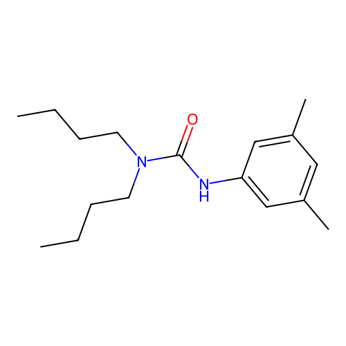 1,1-Dibutyl-3-(3,5-xylyl)urea structure
