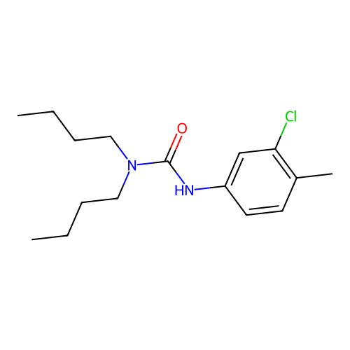 3-(3-Chloro-4-methylphenyl)-1,1-dibutylurea structure