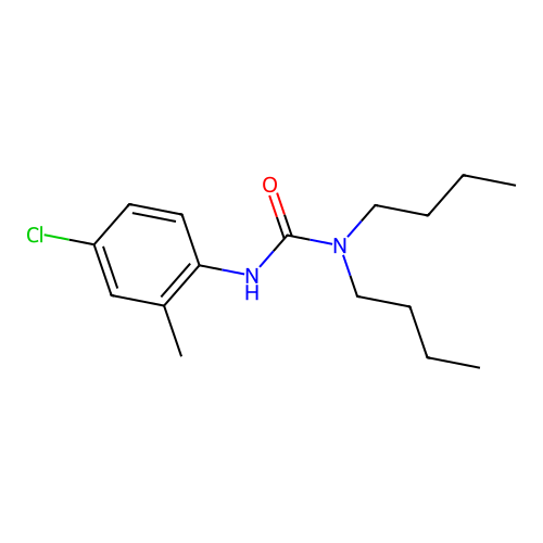 3-(4-Chloro-2-methylphenyl)-1,1-dibutylurea structure
