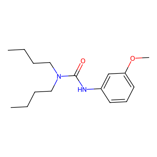 1,1-Dibutyl-3-(3-methoxyphenyl)urea structure