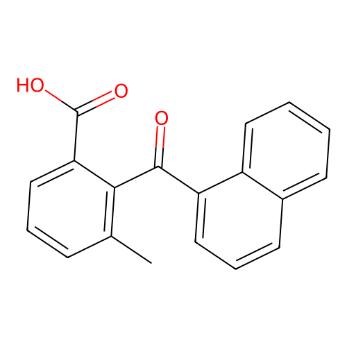 3-Methyl-2-(naphthalene-1-carbonyl)benzoic acid structure