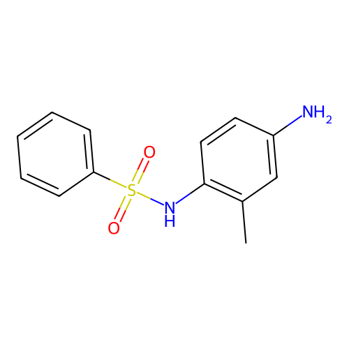 N-(4-amino-2-methylphenyl)benzenesulfonamide structure