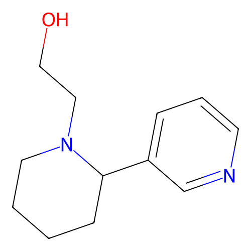 2-(2-Pyridin-3-ylpiperidin-1-yl)ethanol structure
