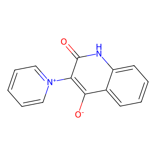 2-Oxo-3-pyridinium-1-yl-1,2-dihydroquinolin-4-olate structure