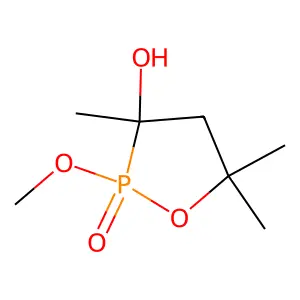 3-Hydroxy-2-methoxy-3,5,5-trimethyl-1,2lambda~5~-oxaphospholan-2-one structure