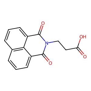3-N-(1',8'-naphthalimido)propionic acid structure