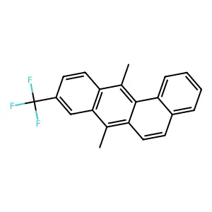 Benz(a)anthracene, 7,12-dimethyl-9-(trifluoromethyl)- structure