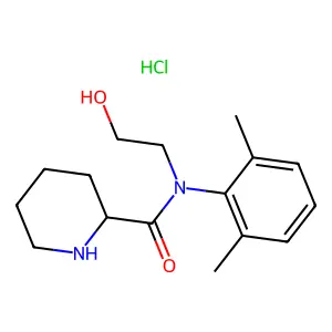 Droxicainide structure