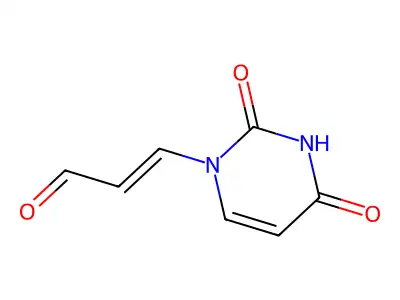 3-(2,4-Dioxopyrimidin-1-yl)prop-2-enal structure
