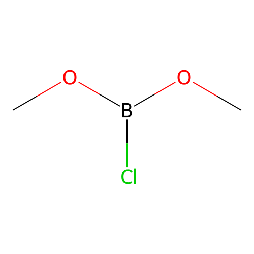 Chlorodimethoxyborane structure