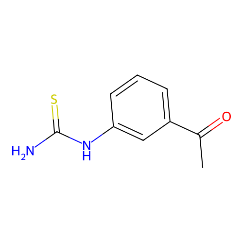 3-Acetylphenylthiourea structure