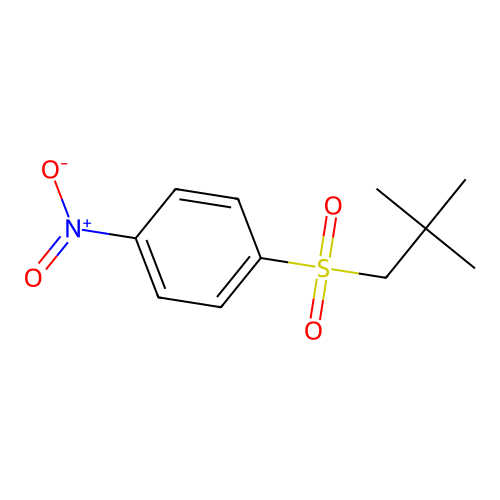 1-(2,2-Dimethylpropane-1-sulfonyl)-4-nitrobenzene structure