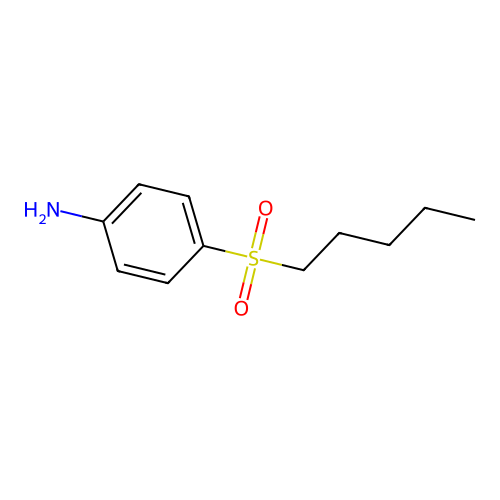 4-(Pentane-1-sulfonyl)aniline structure