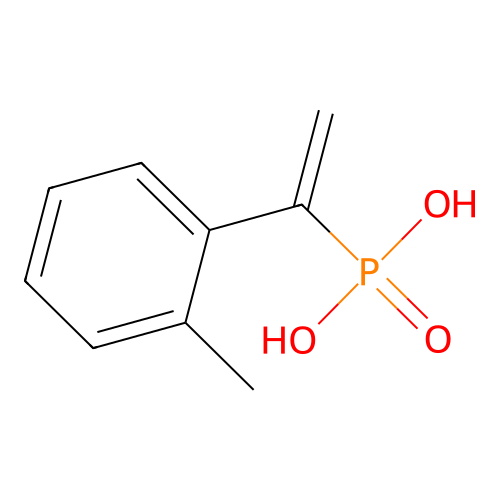 (1-(Methylphenyl)vinyl)phosphonic acid structure