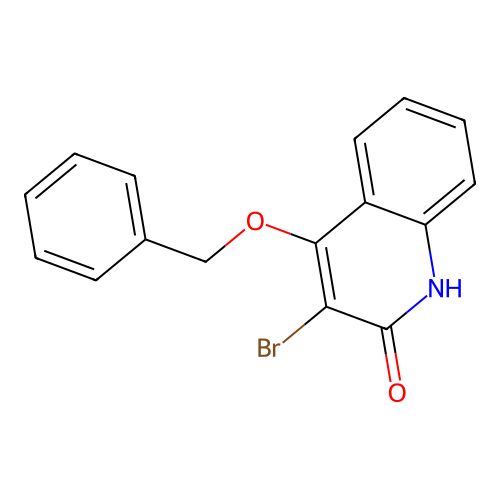 4-(Benzyloxy)-3-bromoquinolin-2-ol structure