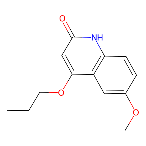 6-methoxy-4-propoxy-1H-quinolin-2-one structure