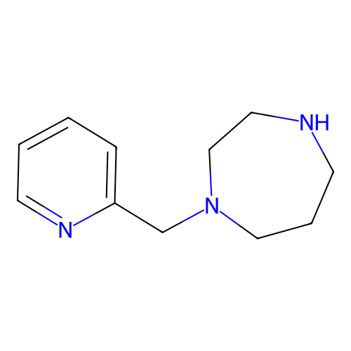 1-(Pyridin-2-ylmethyl)-1,4-diazepane structure