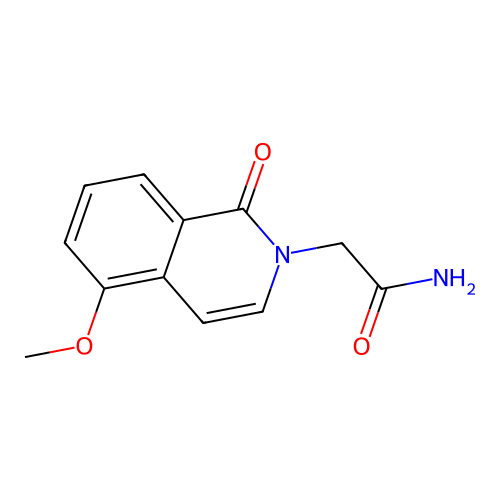 2-(5-methoxy-1-oxoisoquinolin-2(1H)-yl)acetamide structure