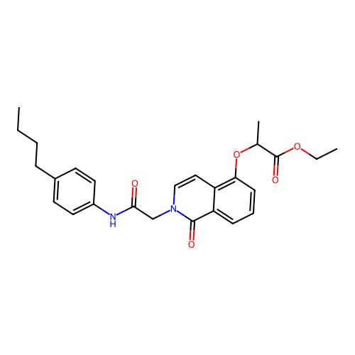 isoquinolinone scaffold, 35 structure