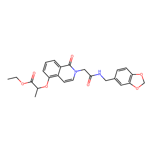 isoquinolinone scaffold, 1 structure