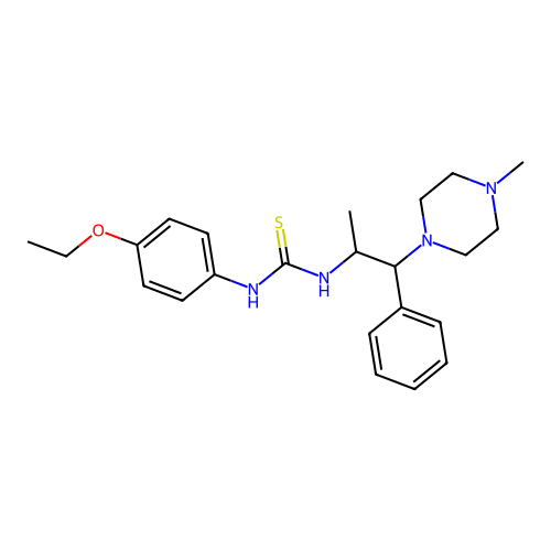 1-(4-Ethoxyphenyl)-3-[1-(4-methylpiperazin-1-yl)-1-phenylpropan-2-yl]thiourea structure