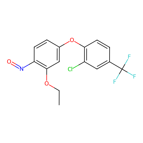 2-Chloro-1-(3-ethoxy-4-nitrosophenoxy)-4-(trifluoromethyl)benzene structure