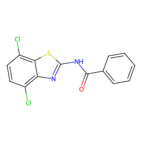 N-(4,7-dichloro-1,3-benzothiazol-2-yl)benzamide structure