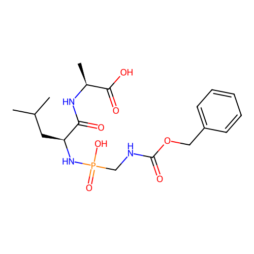 Carbobenzoxy-glycyl(p)-leucyl-alanine structure