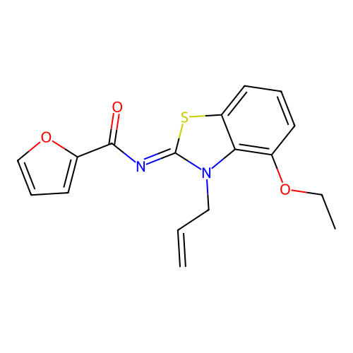 (Z)-N-(3-allyl-4-ethoxybenzo[d]thiazol-2(3H)-ylidene)furan-2-carboxamide structure