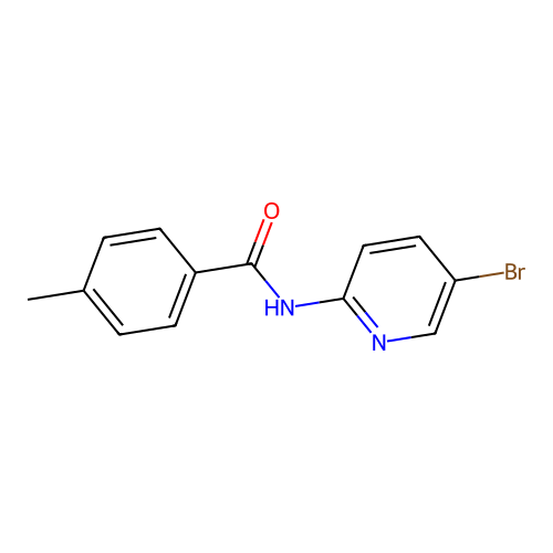 N-(5-bromopyridin-2-yl)-4-methylbenzamide structure