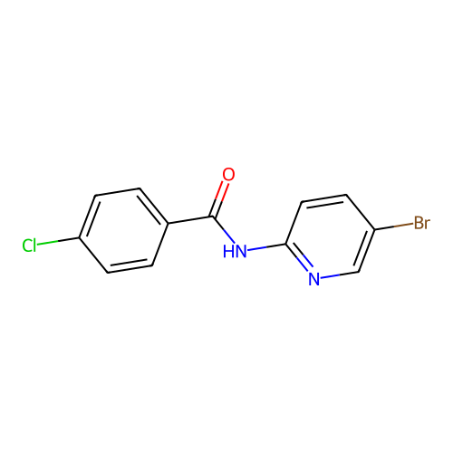 N-(5-溴吡啶-2-基)-4-氯苯甲酰胺 structure
