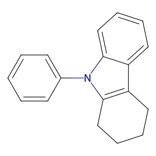 9-Phenyl-2,3,4,9-tetrahydro-1H-carbazole structure