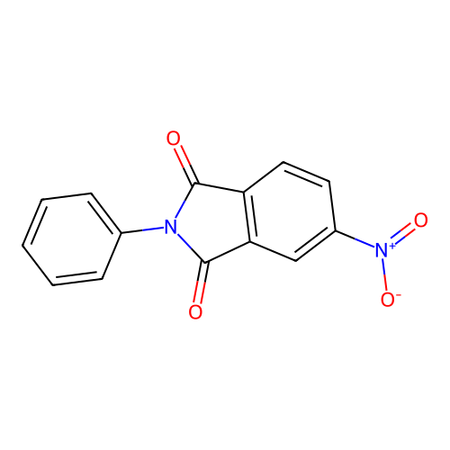 4-Nitro-N-phenylphthalimide structure