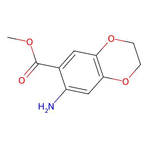 Methyl 7-amino-2,3-dihydro-1,4-benzodioxin-6-carboxylate structure