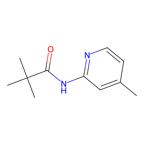 2,2-Dimethyl-N-(4-Methyl-2-pyridyl)propionamide structure