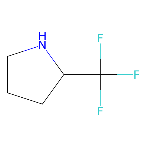 2-(Trifluoromethyl)pyrrolidine structure