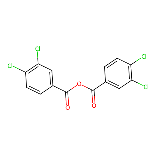 3,4-Dichlorobenzoic anhydride structure