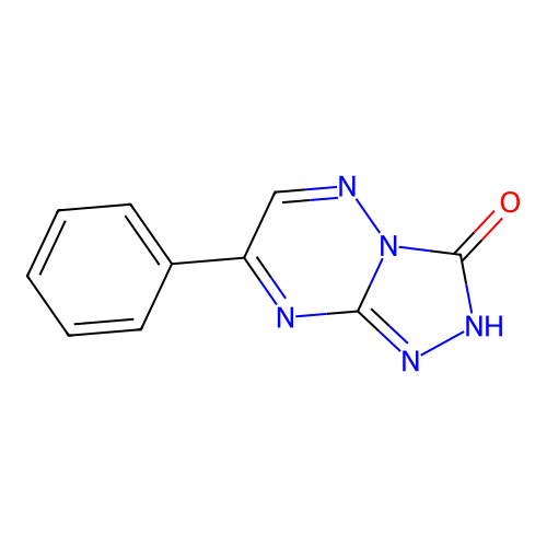 1,2,4-Triazolo(4,3-b)(1,2,4)triazin-3(2H)-one, 7-phenyl- structure