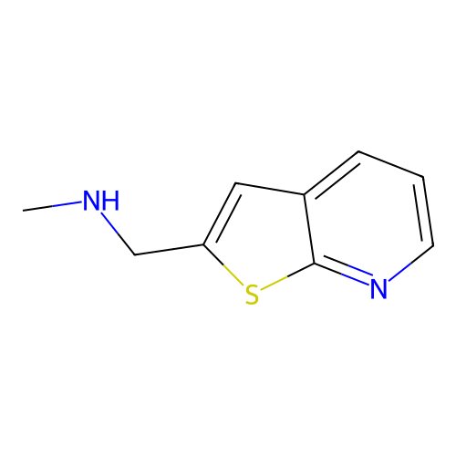 n-Methyl-1-(thieno[2,3-b]pyridin-2-yl)methanamine structure