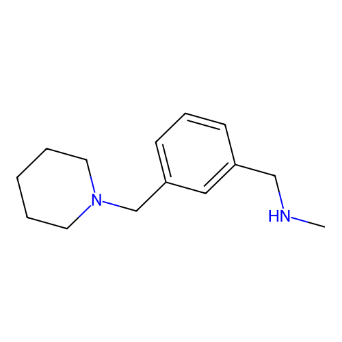 N-Methyl-N-[3-(piperidin-1-ylmethyl)benzyl]amine structure