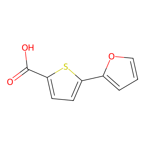5-(Furan-2-yl)thiophene-2-carboxylic acid structure
