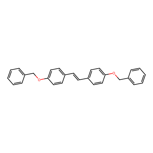 1-phenylmethoxy-4-[(E)-2-(4-phenylmethoxyphenyl)ethenyl]benzene structure